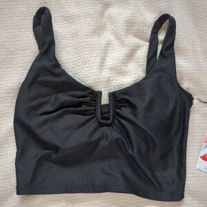 Calia Ubar LL Bikini Top Women's Sz S Black NWT